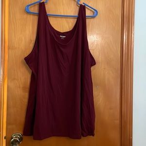 Old Navy cranberry tank top